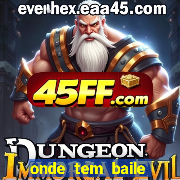 onde tem baile hoje em joinville